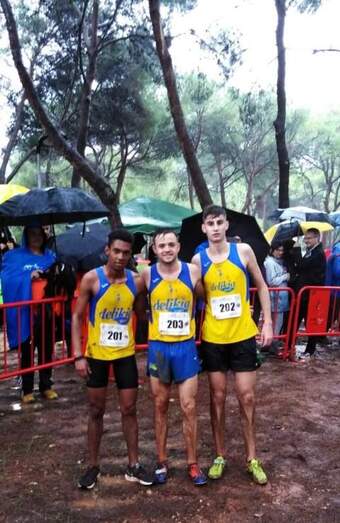 Josuer Rosero, Juan Antonio Pérez y Joan Cloquell, en Vila-real.