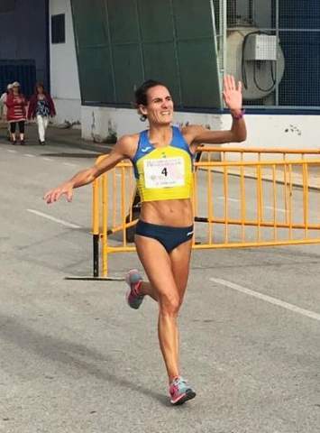 Neus Mas en la 10K de Orihuela, el domingo.