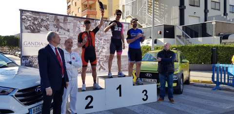 Juanjo Villalba en el podio.