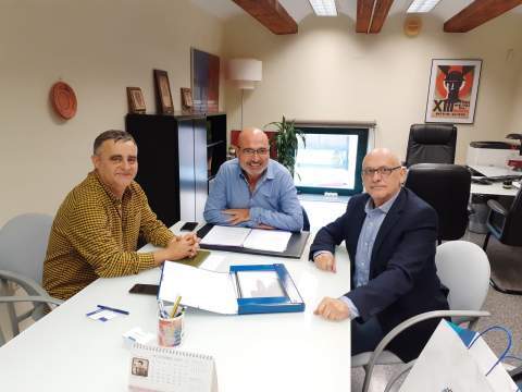 Reuni&oacute;n en la Diputaci&oacute;n.