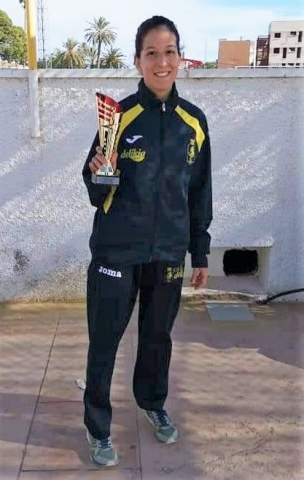 Andrea Abad en el Cross de Sant Joan.