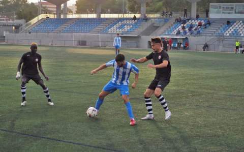 Partido del CF Gandia.