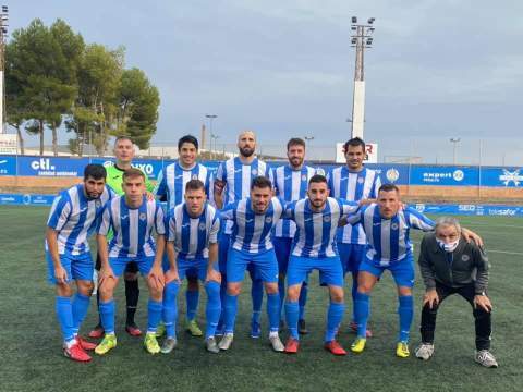 Partido del CF Gandia.
