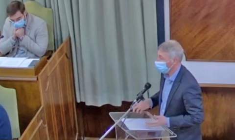Intervenci&oacute;n de despedida de Gonz&aacute;lez en el pleno.