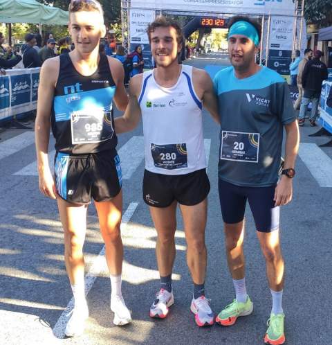 Tres primeros.