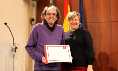 Josep Piera i la consellera Tamarit. Josep Piera i la consellera Tamarit.