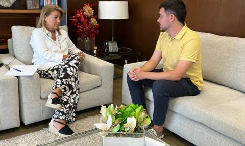 Reuni&oacute;n entre Camarero y Vidal el pasado septiembre.