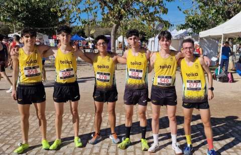 Equipo junior masculino.