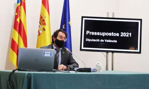 Vicent Mascarell, diputado de Hacienda, en rueda de prensa. Vicent Mascarell, diputado de Hacienda, en rueda de prensa.