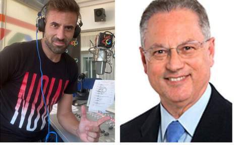 Jos&eacute; Vicens, a l'esquerra, i Jes&uacute;s Escriv&agrave;, a la dreta.