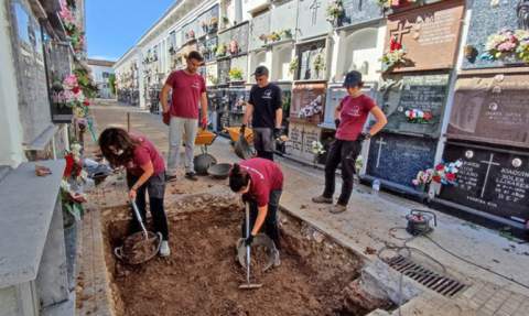 Inicio de los trabajos, en octubre pasado. Inicio de los trabajos, en octubre pasado.