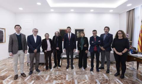 Recepción a Josep Piera y Marifé Arroyo. Recepción a Josep Piera y Marifé Arroyo.