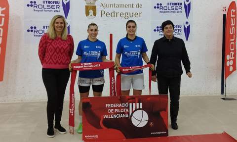 Clara y Júlia, ganadoras en segunda. Clara y Júlia, ganadoras en segunda.