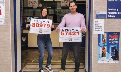 Jacinto y Ver&oacute;nica, de La Campaneta d'Or, en Gandia.