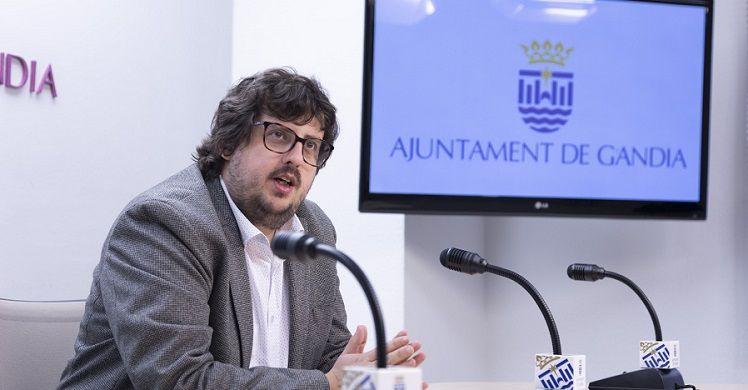 Adri&aacute;n Vila, portaveu del Grup Municipal Socialista de l&rsquo;Ajuntament de Gandia, fotografia &Acirc;lex Oltra